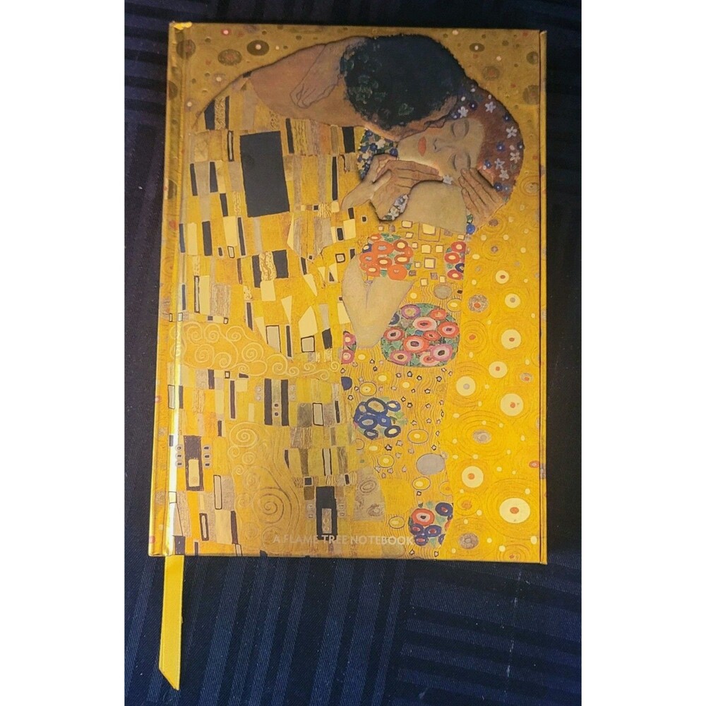 Gustav Klimt: The Kiss Foiled Journal Flame Tree Notebooks Blank Lined